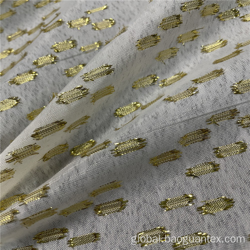 Practical Lurex Pure Polyester Jacquard Woven Textile